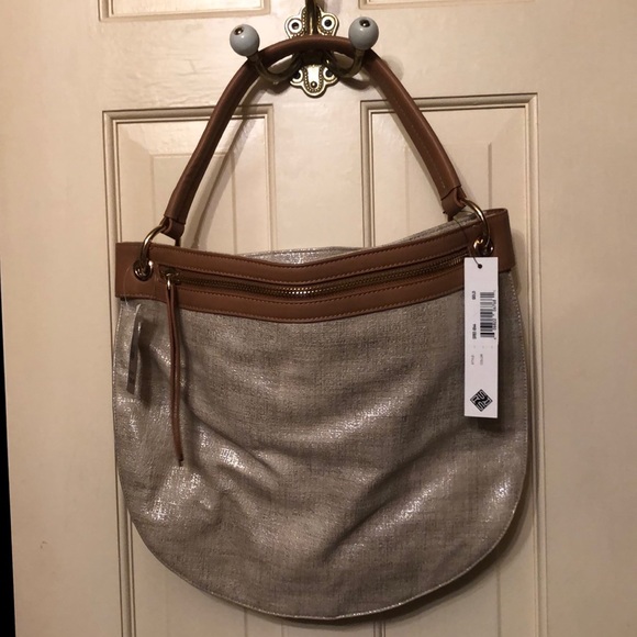 Sondra Roberts Squares Hobo Purse - Picture 1 of 5